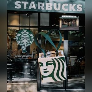 Starbucks Limited Mini Mermaid Ceramic Tote Bag Gift Card Holder 2019